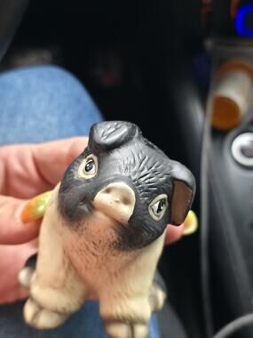 Vintage Porcelain Pig Figurine Harvey Knox Hand Painted Japan House of Global